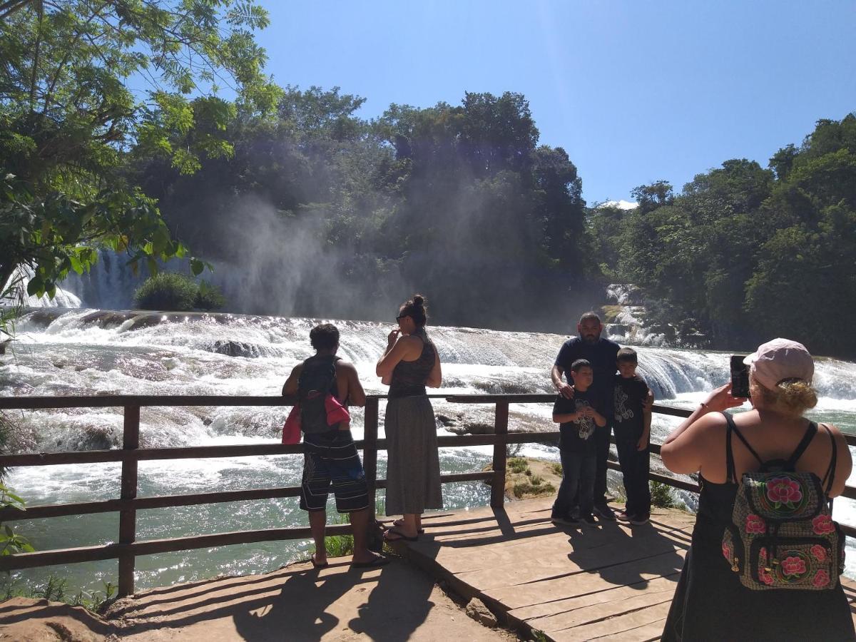 Cabanas Yax-Ha Arroyo Agua Azul Esterno foto