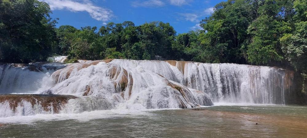 Cabanas Yax-Ha Arroyo Agua Azul Esterno foto